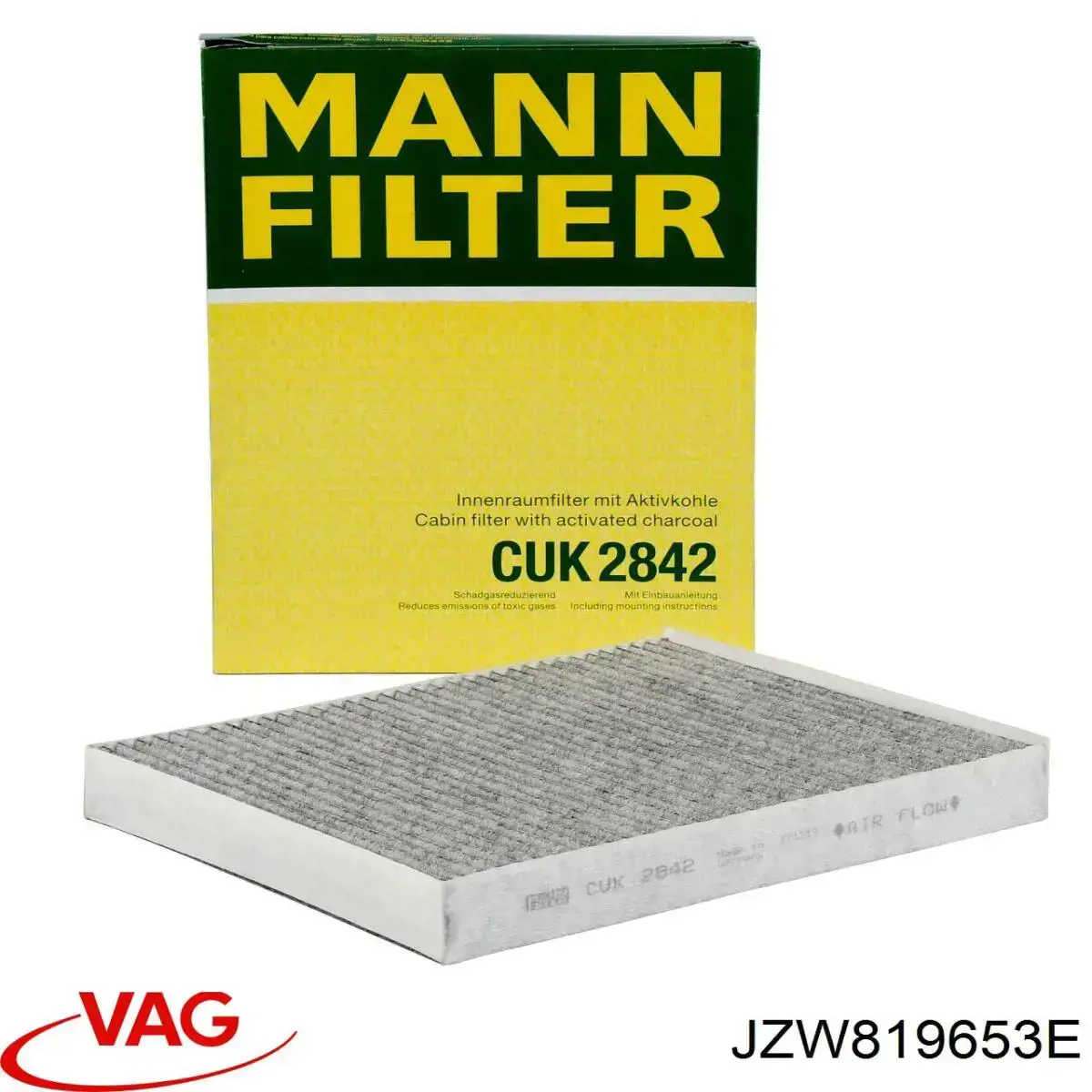 Comprar JZW819653E VAG Filtro de aire del habitáculo