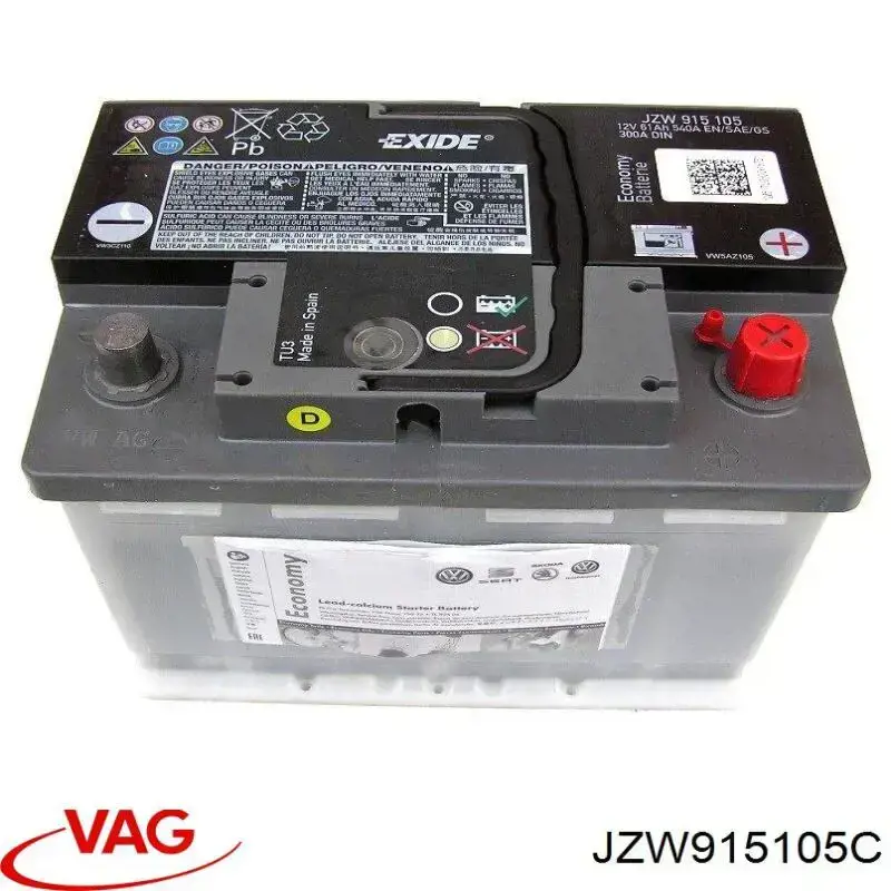 Comprar JZW915105C VAG Batería de coche