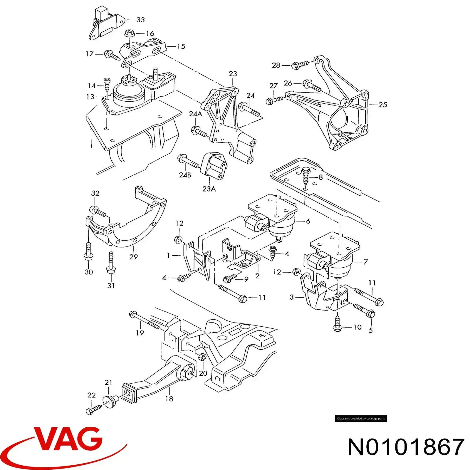  VAG N0101867 precio, desde  