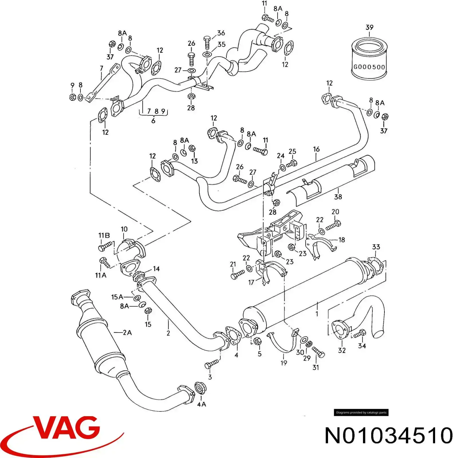 Juego tornillos culata VAG N01034510 precio, desde 2,81 EUR
