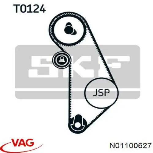 Comprar N01100627 VAG Kit de correa de distribución