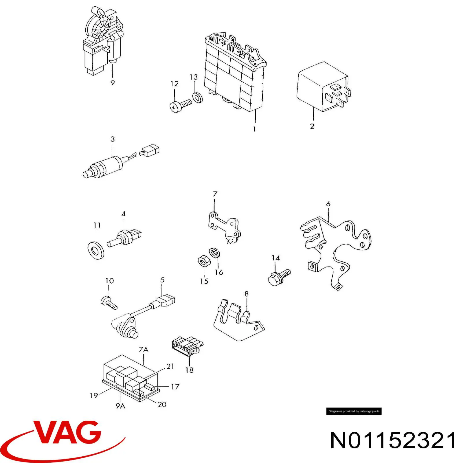  VAG N01152321 precio, desde 1,33 EUR