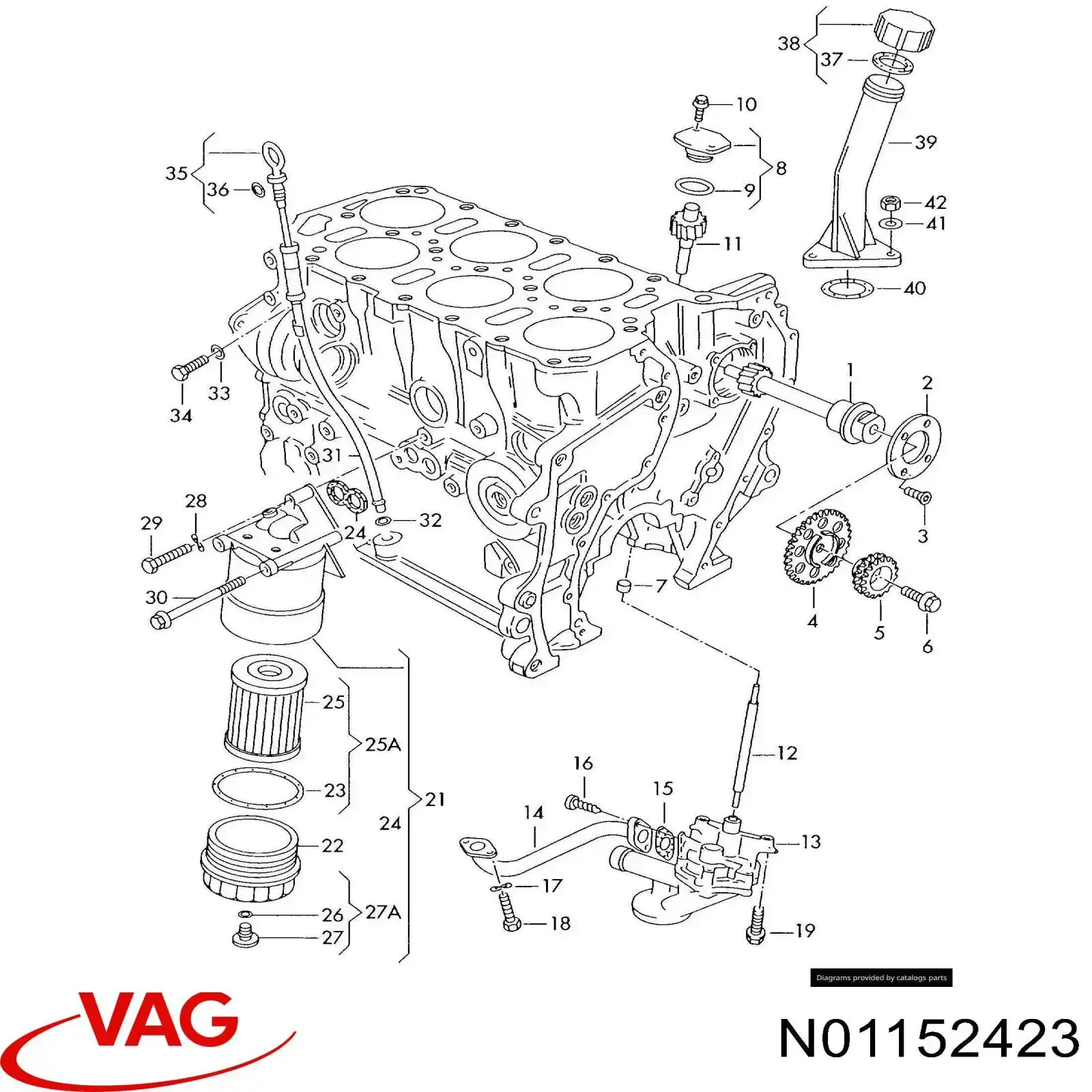  VAG N01152423 precio, desde 0,54 EUR