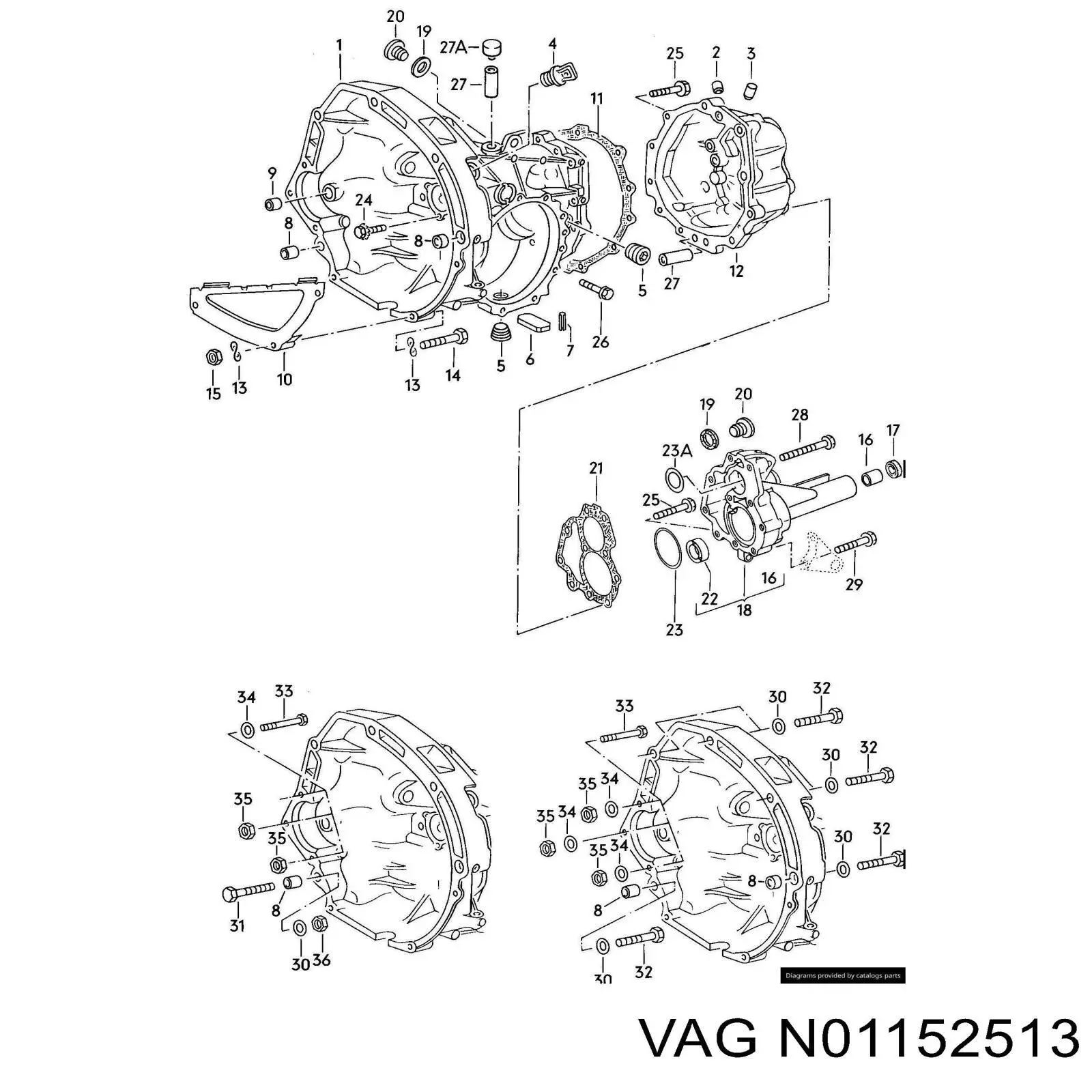 Arandela superior del inyector VAG N01152513 precio, desde 0,42 EUR