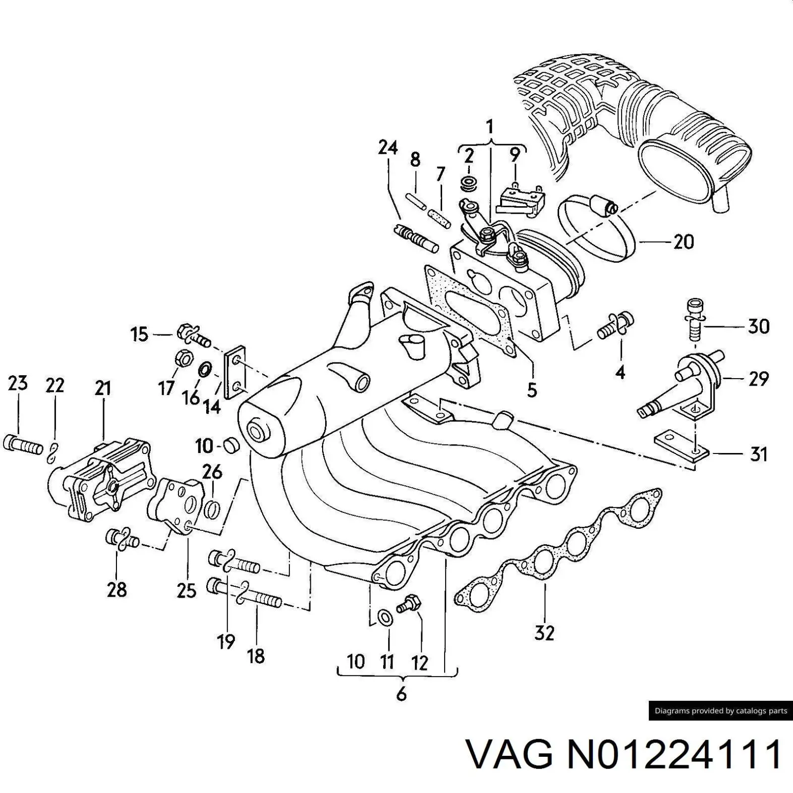 N01224111 VAG Kit correa de distribución