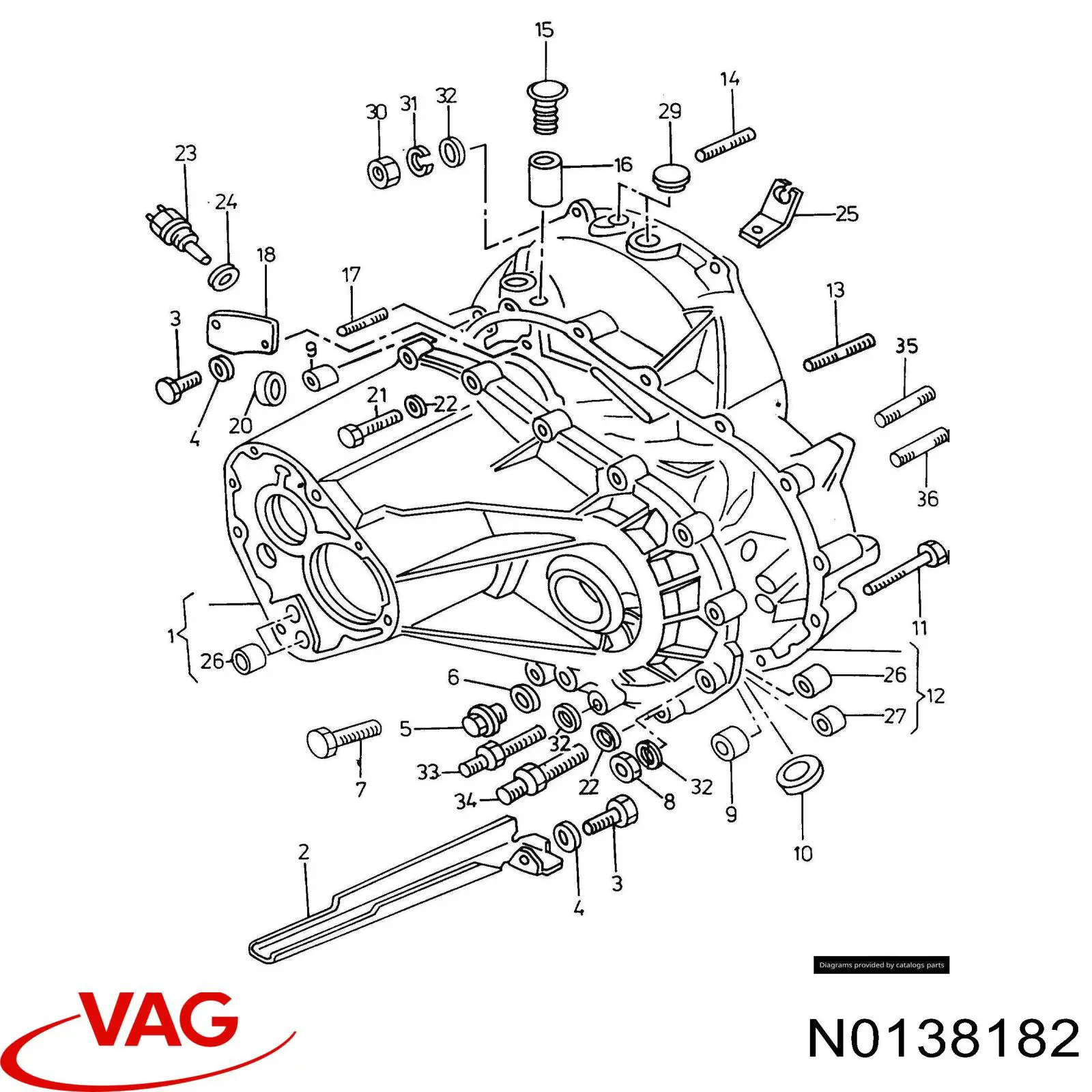  VAG N0138182 precio, desde 3,81 EUR