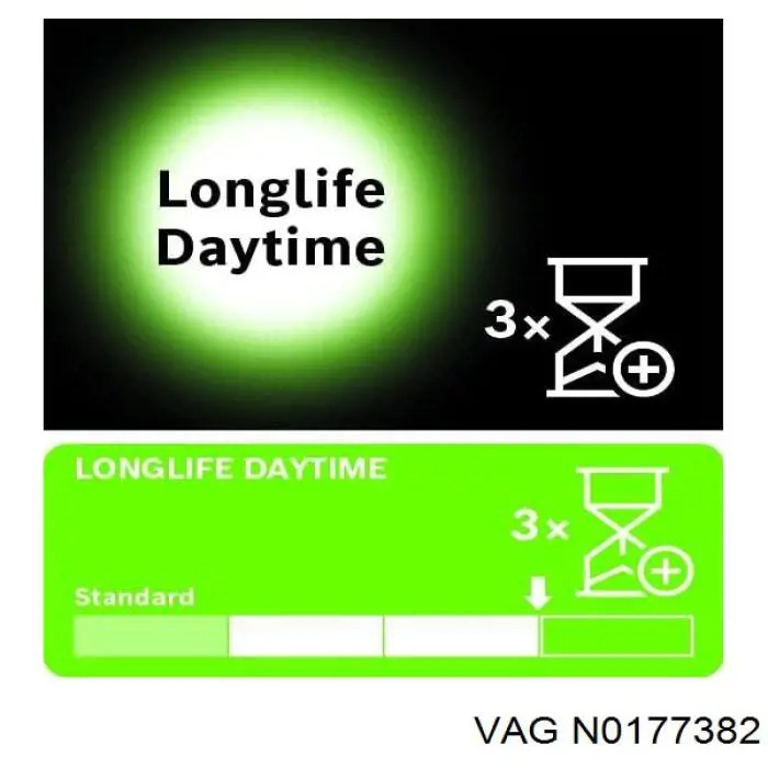 Lámpara VAG N0177382