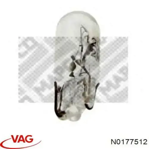Lámpara del tablero de instrumentos N0177512 VAG