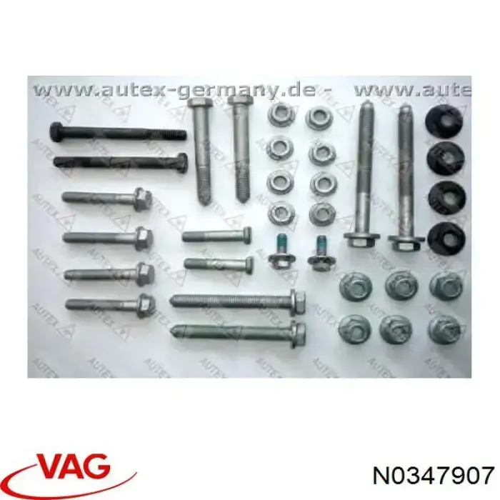 Perno de fijación del brazo de suspensión delantero superior VAG N0347907 precio, desde 2,72 EUR