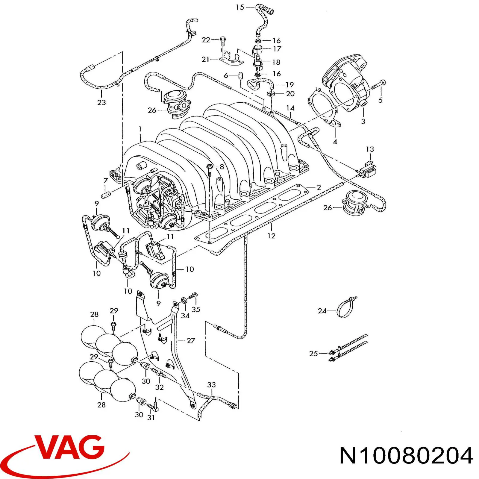  VAG N10080202 precio, desde 2,93 EUR