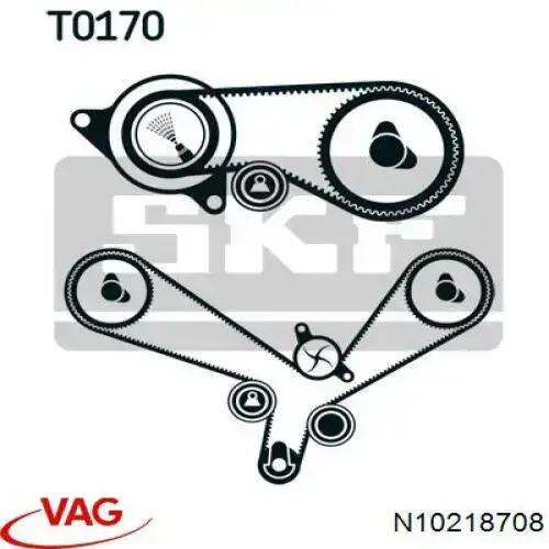Tornillo (tuerca) de sujeción VAG N0111633 precio, desde 2,68 EUR