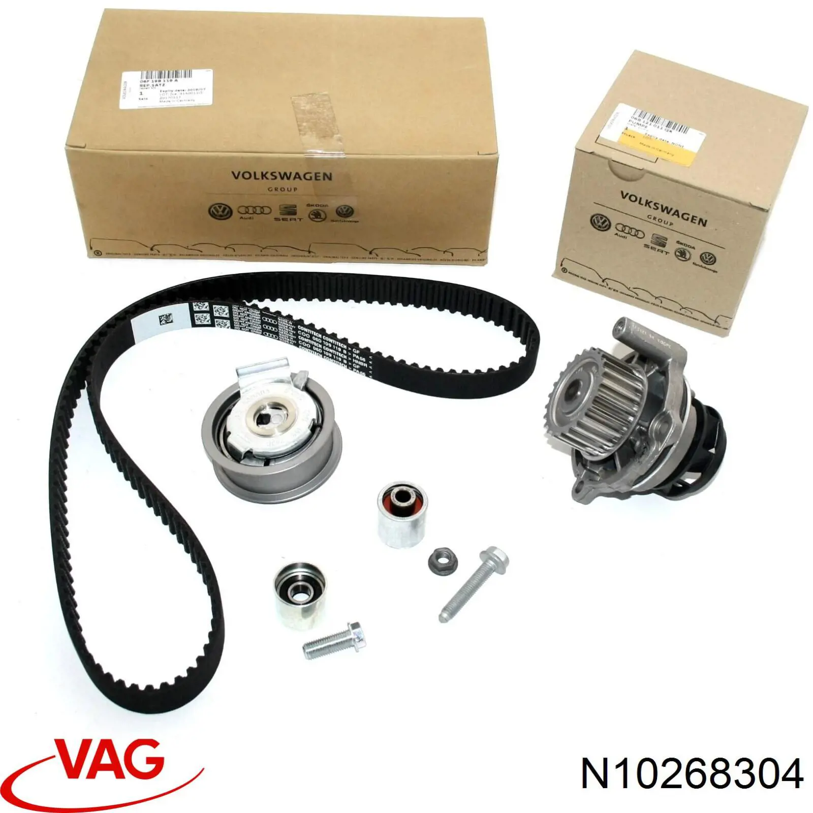 Juego de correas dentadas VAG N10268302 precio, desde 1,60 EUR