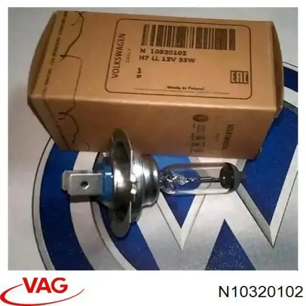 Bombilla halógena N10320102 VAG