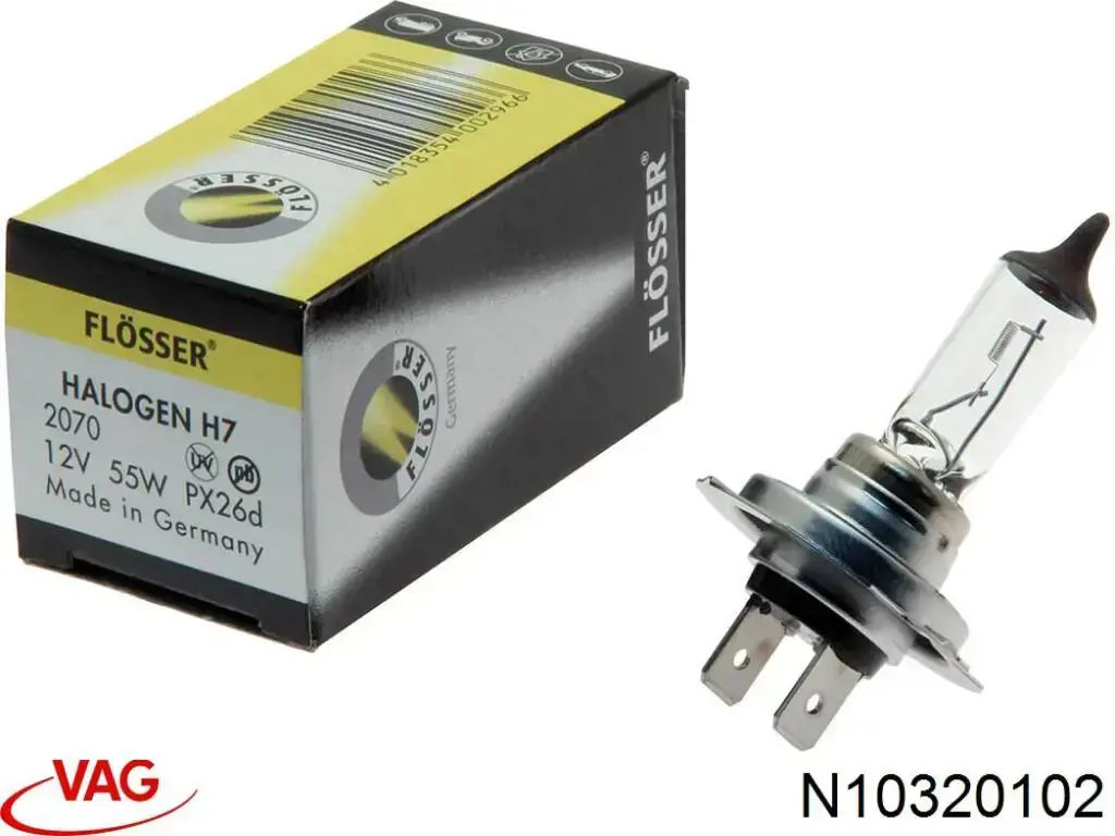 N10320102 VAG Bombilla halógena