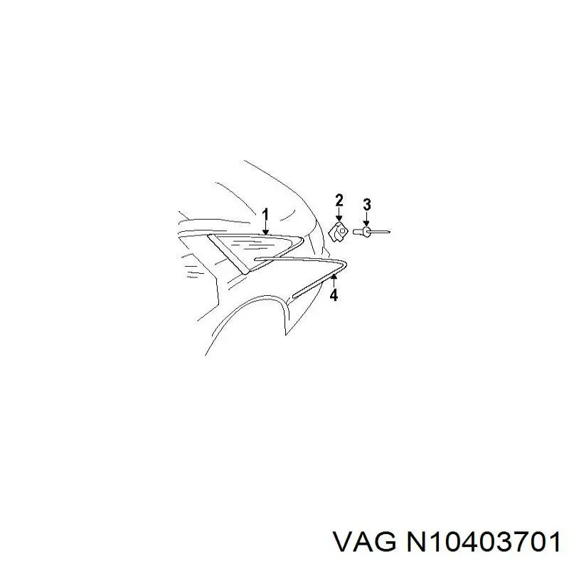 Comprar N10403701 VAG Disco de freno trasero