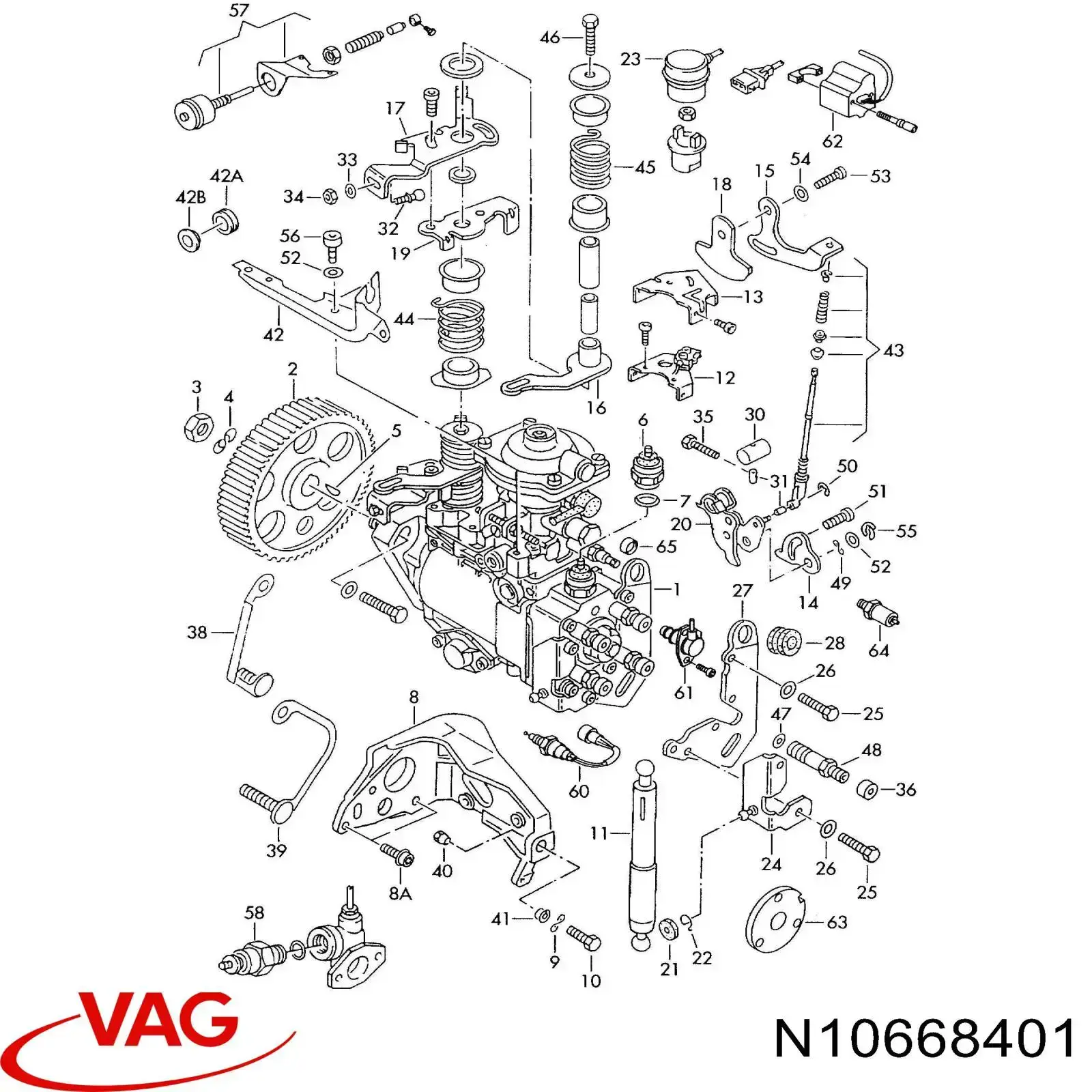 N10668401 Porsche tornillo