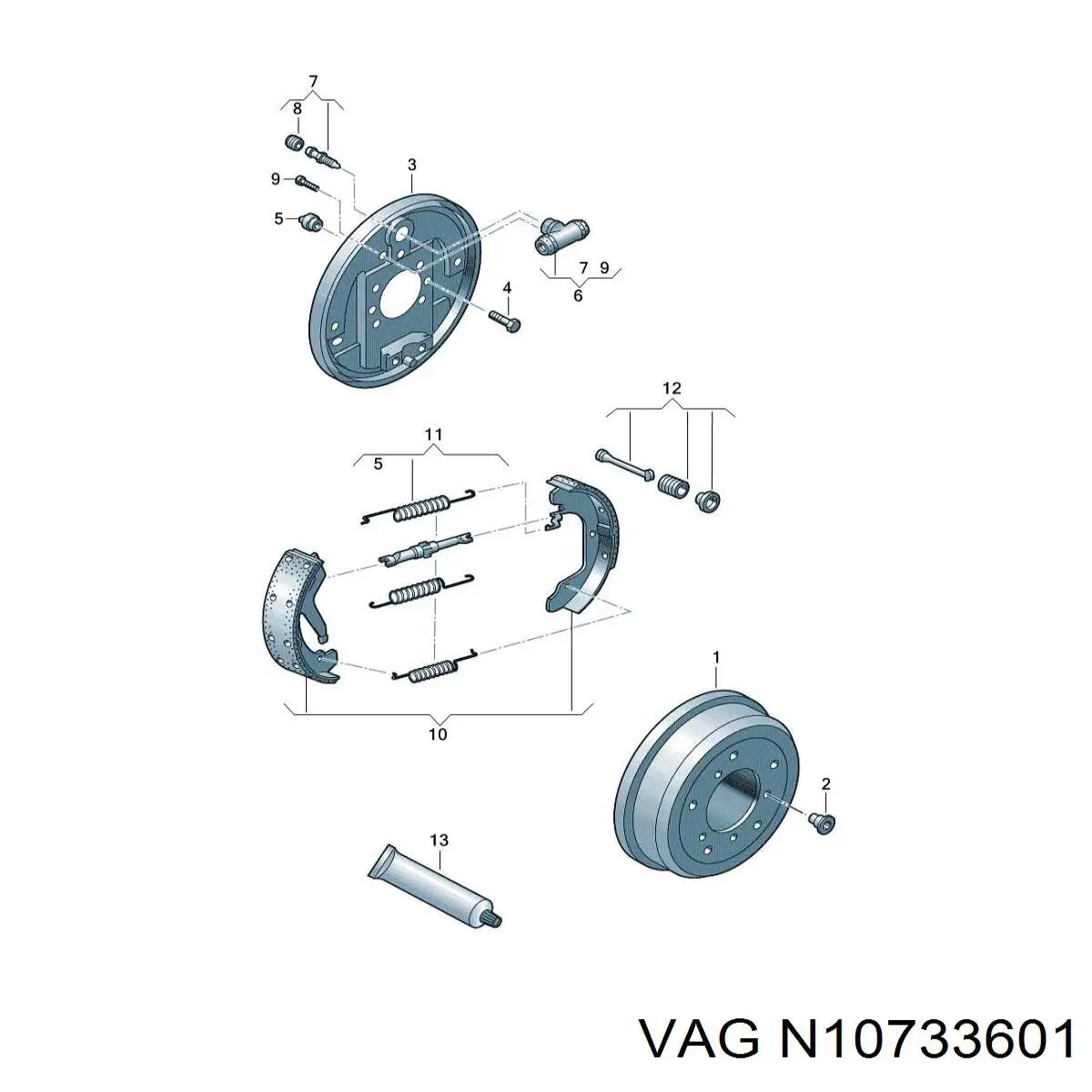  VAG N10733601 precio, desde 5,92 EUR