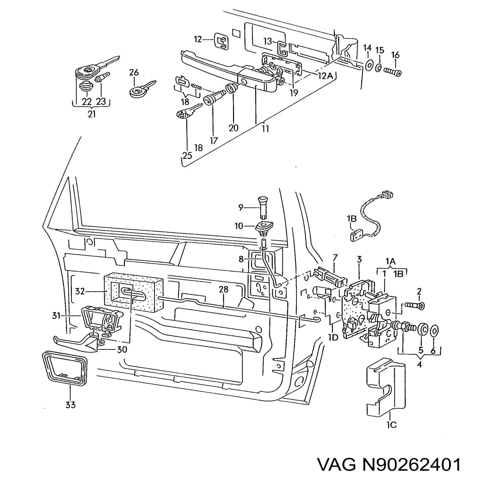 Batería de control remoto VAG N90262401 precio, desde 7,17 EUR