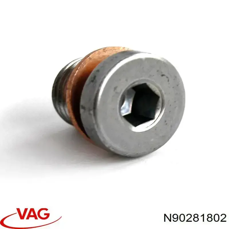 Tapón de llenado del eje trasero/delantero N90281802 VAG