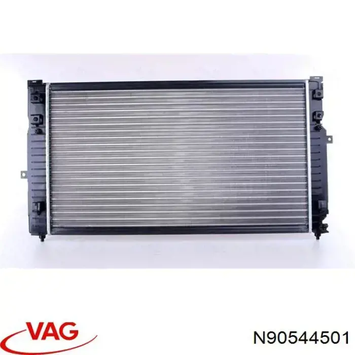 Radiador refrigeración del motor VAG N90544501