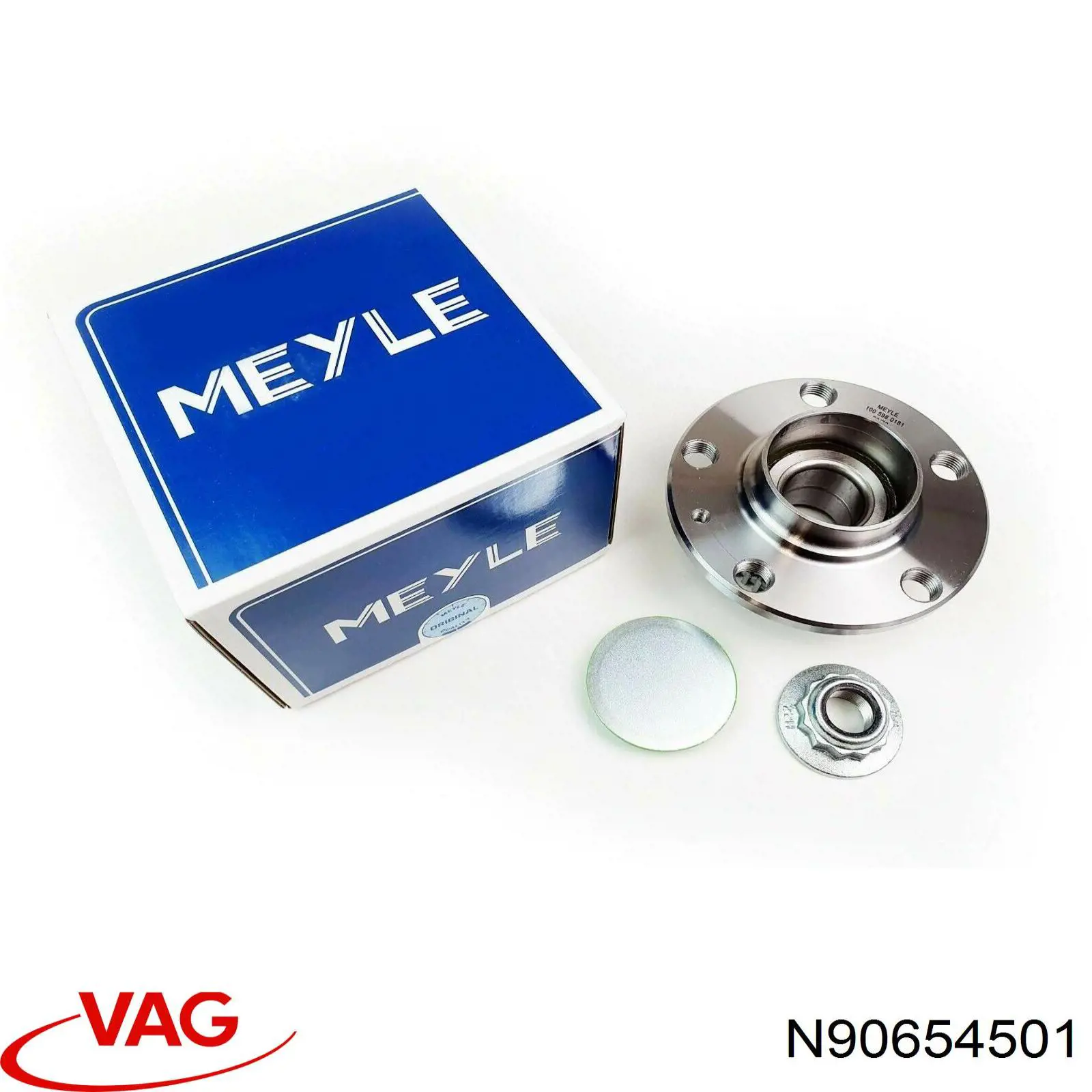 N90654501 VAG Tuerca del cubo de rueda trasera