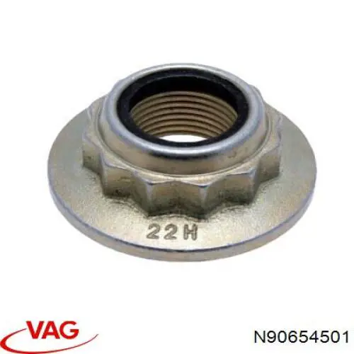 Tuerca del cubo de rueda trasera VAG N90654501 precio, desde 8,98 EUR