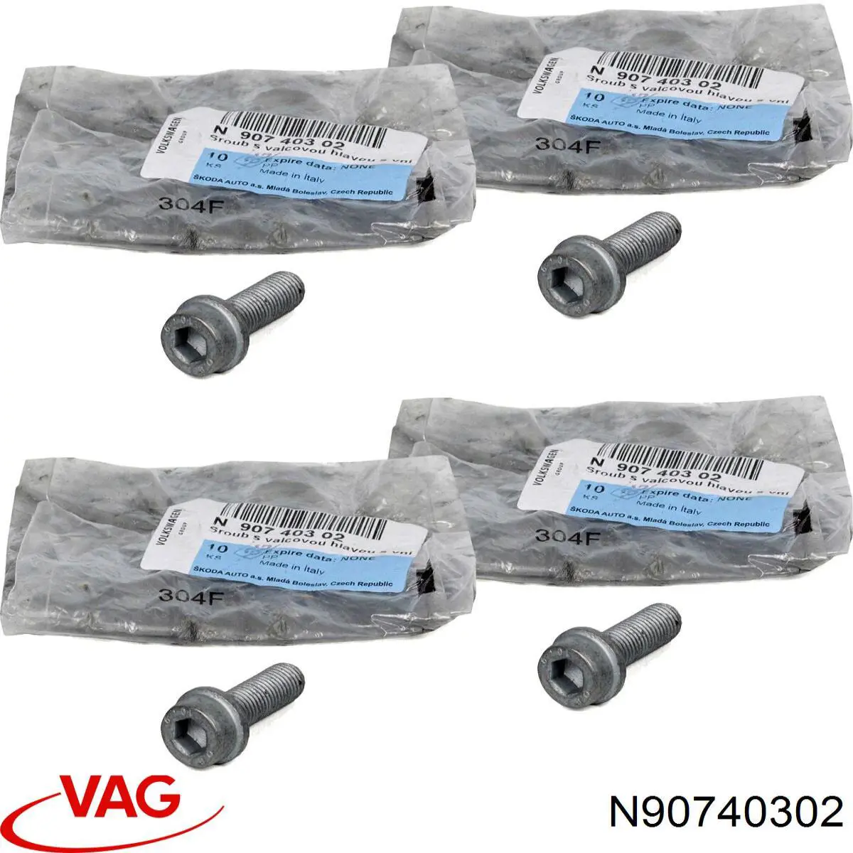 Tornillo de la pinza de freno VAG N90740301 precio, desde 3,40 EUR