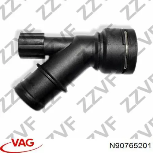 N90765201 VAG acoplado rapido, manguera de el radiador