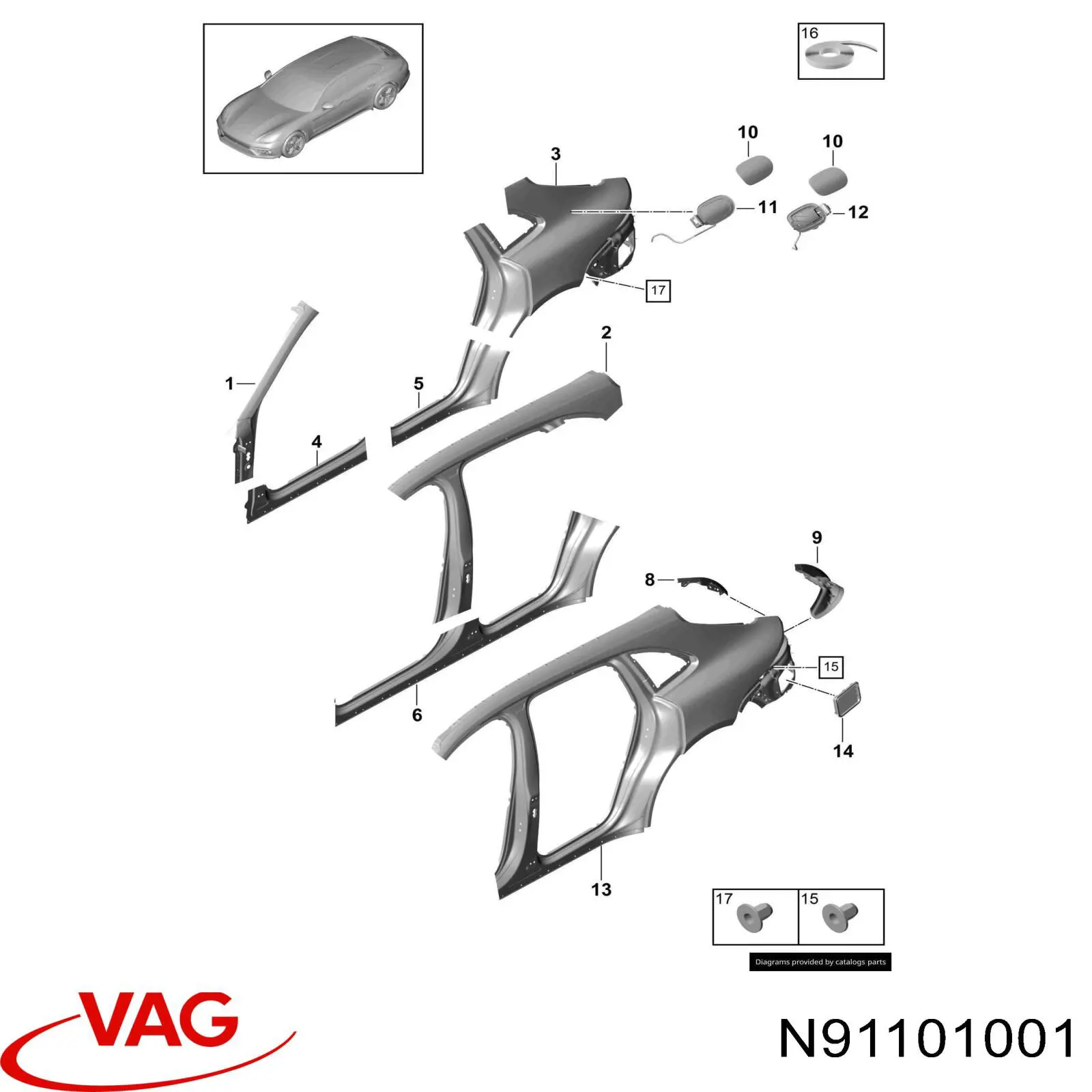  VAG N91101001 precio, desde 1,86 EUR