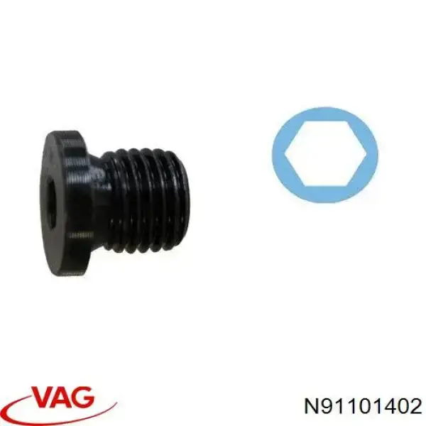 Comprar N91101402 VAG Tapón del cárter de aceite