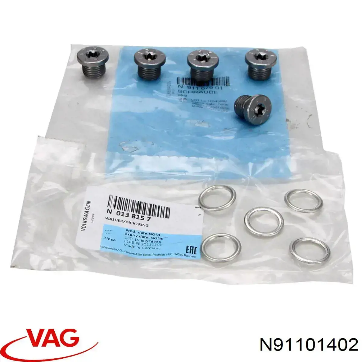 Tapón del cárter de aceite VAG N91101402 precio, desde 1,74 EUR