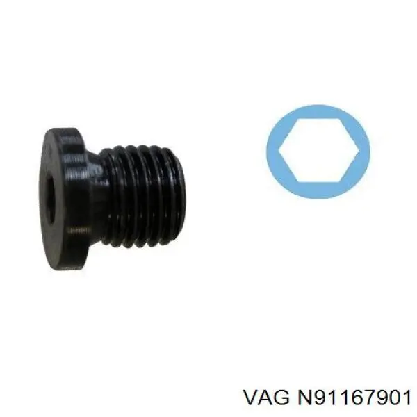 Comprar N91167901 VAG Tapón del cárter de aceite