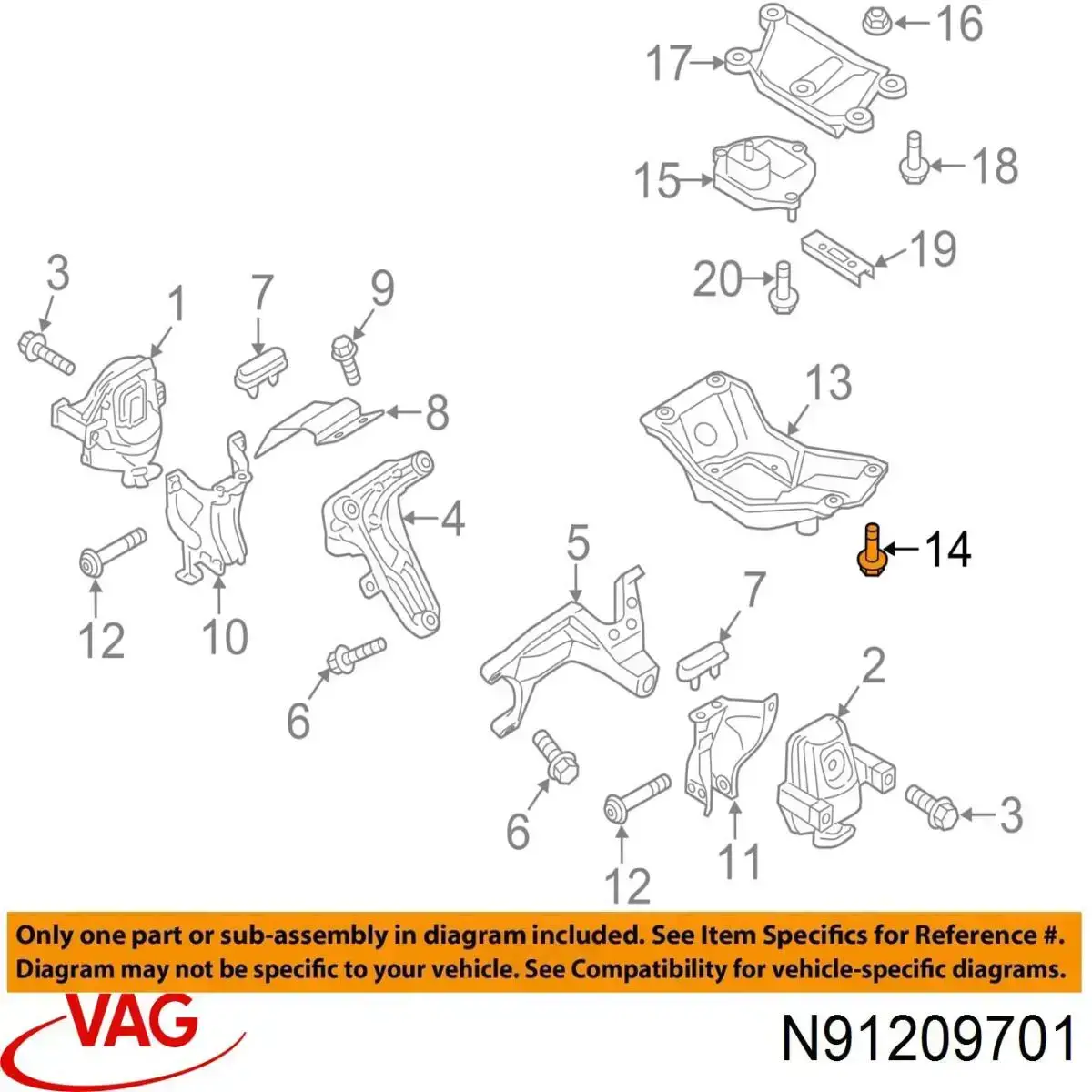 Comprar N91209701 VAG 