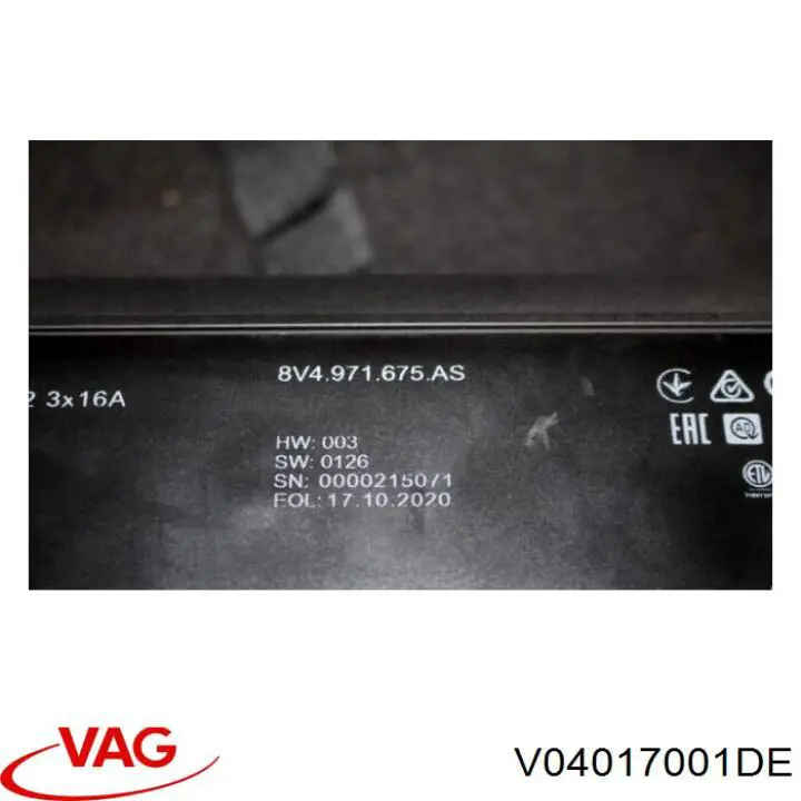 VAG V04017001DE