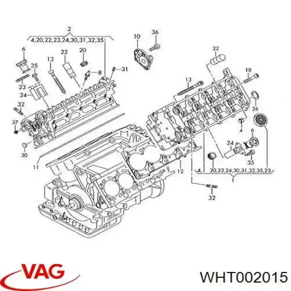 Perno de tapa de válvula de culata VAG 058103460A precio, desde 2,05 EUR