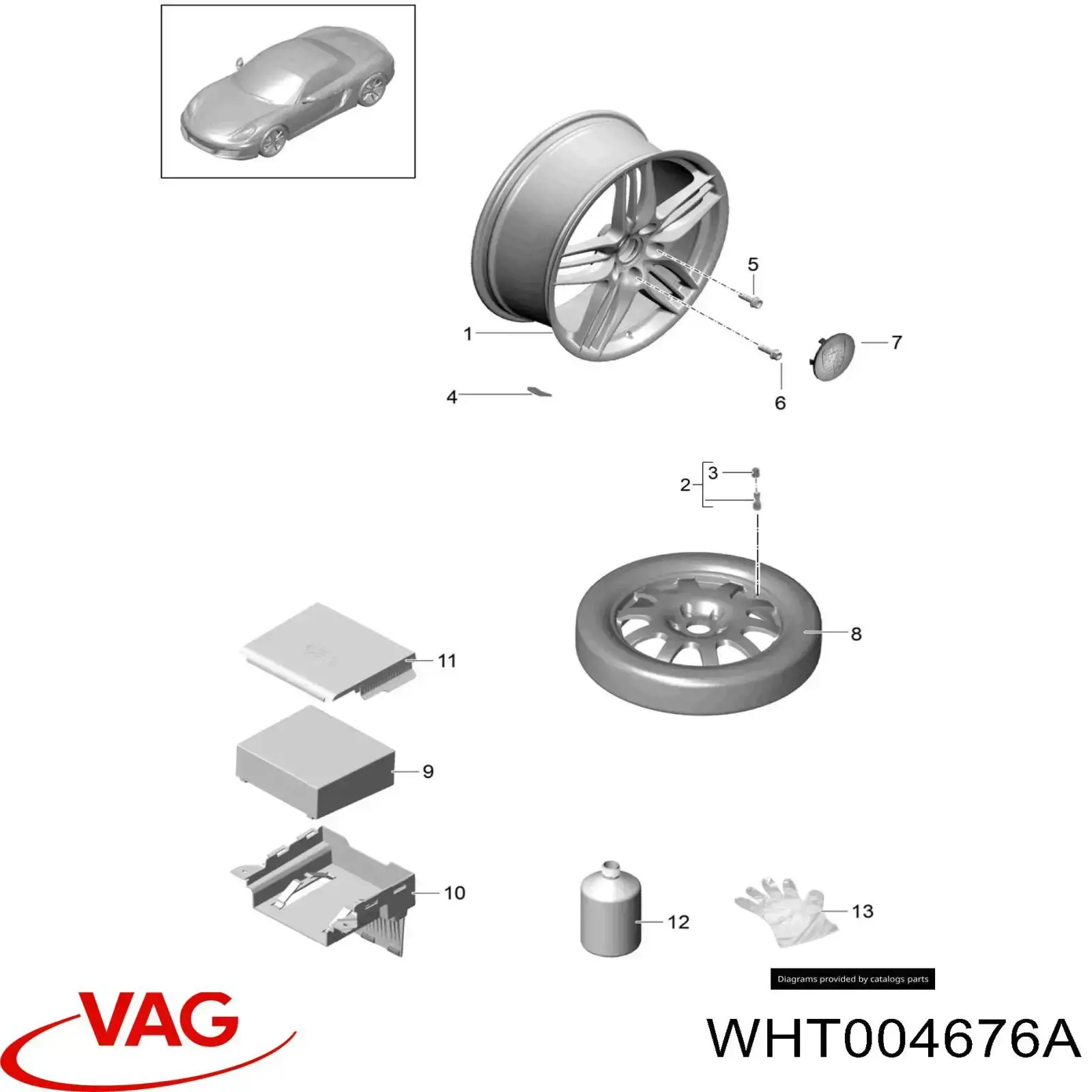 Tornillos para ruedas VAG WHT004676A precio, desde 8,18 EUR