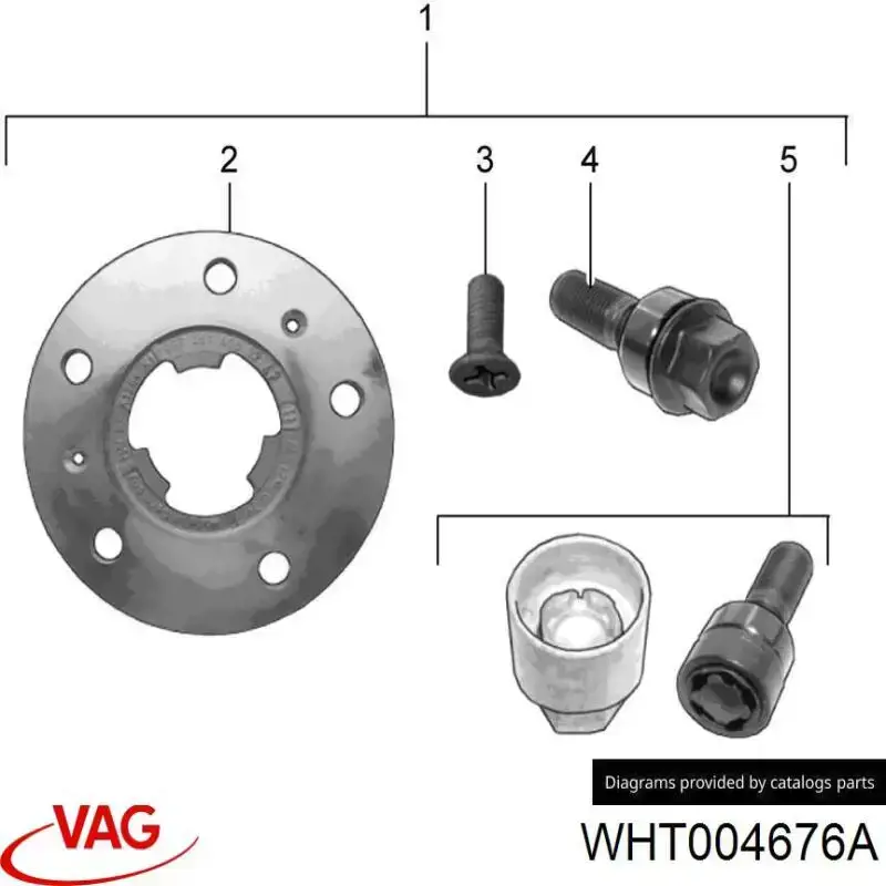 Comprar WHT004676A VAG Tornillos de rueda