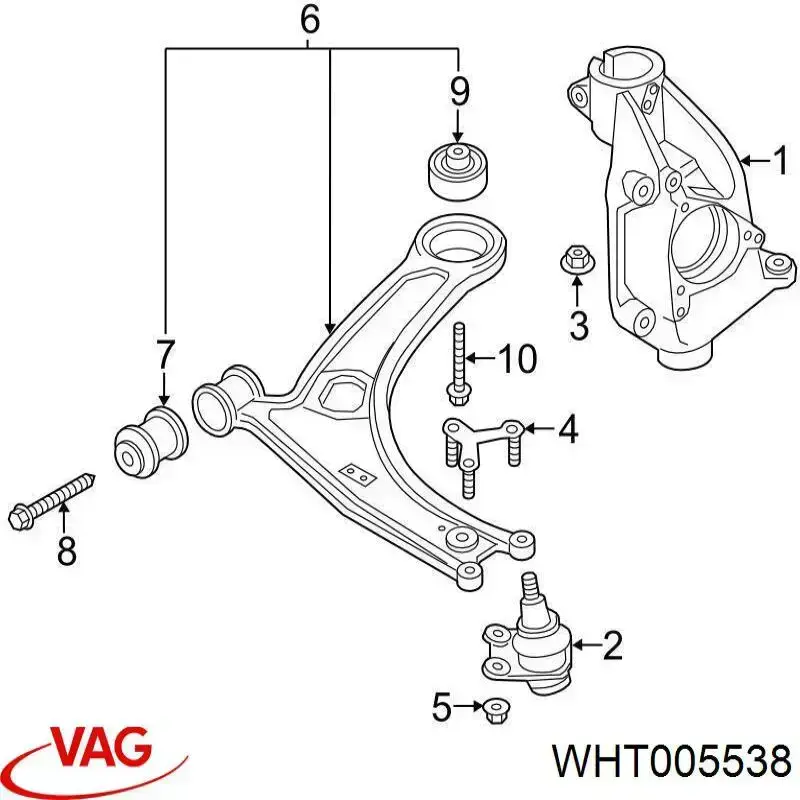  VAG WHT005538 precio, desde 1,89 EUR