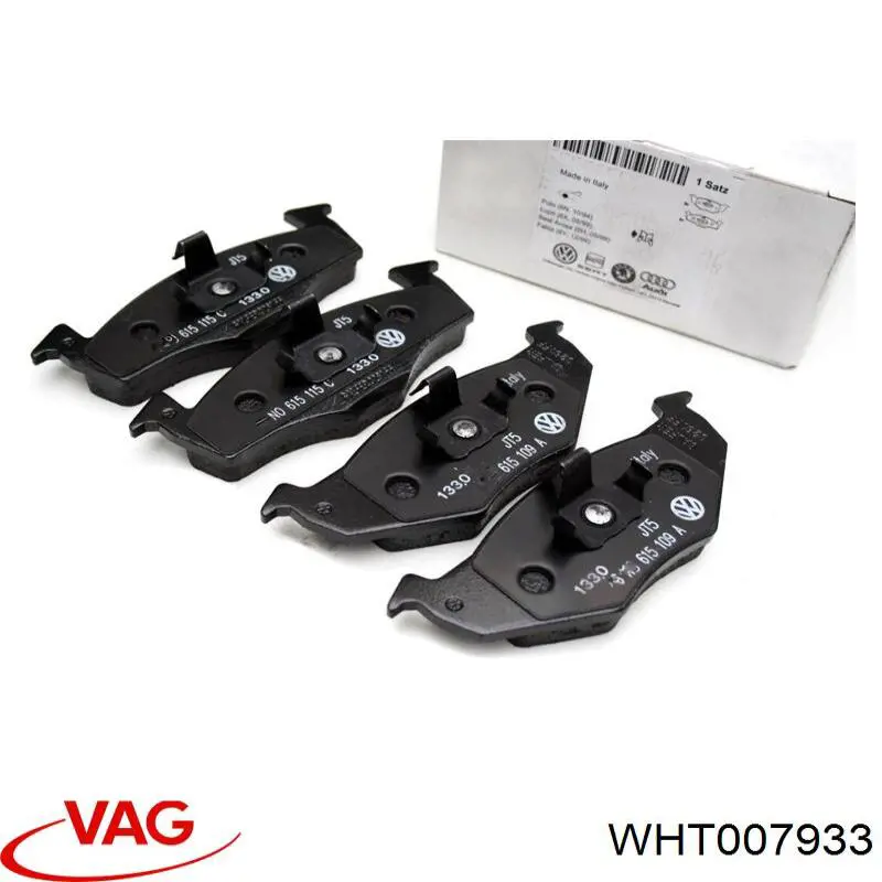 Guía de la pinza de freno delantera WHT007933 VAG