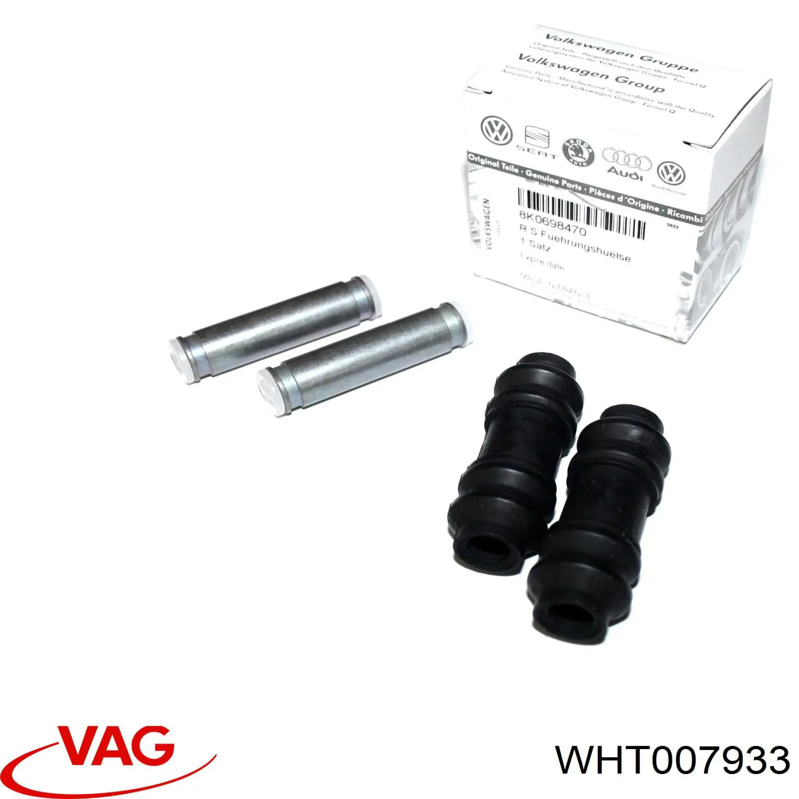 WHT007933 VAG Guía de la pinza de freno delantera