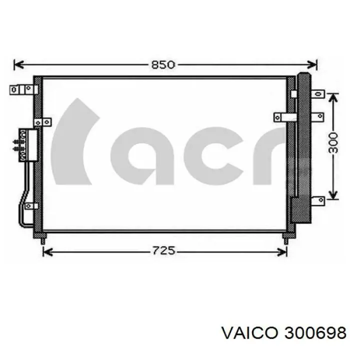 300698 VEMO/Vaico tubo flexible de aspiración, cuerpo mariposa