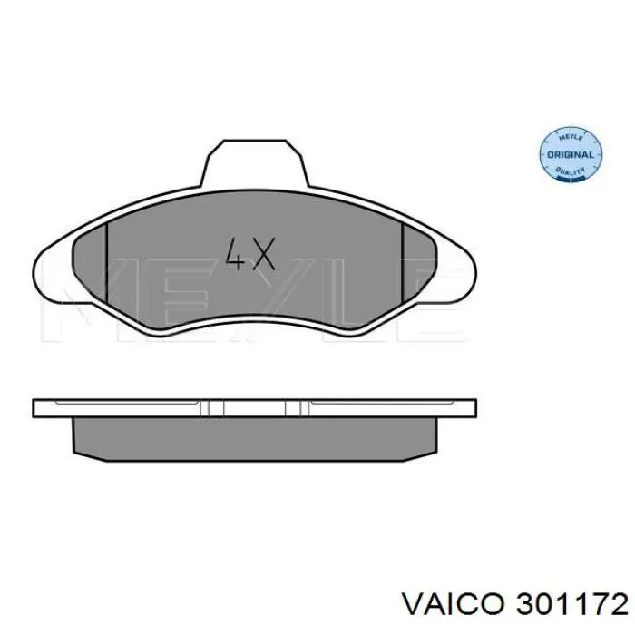 30-1172 VEMO/Vaico suspensión, árbol de transmisión