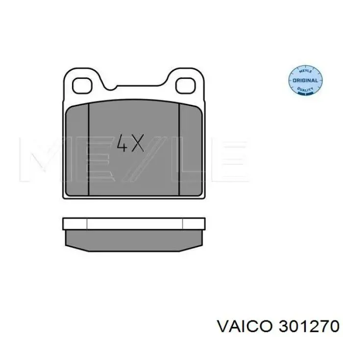 301270 VEMO/Vaico silentblock de suspensión delantero inferior