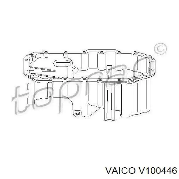 V10-0446 VEMO/Vaico cárter de aceite