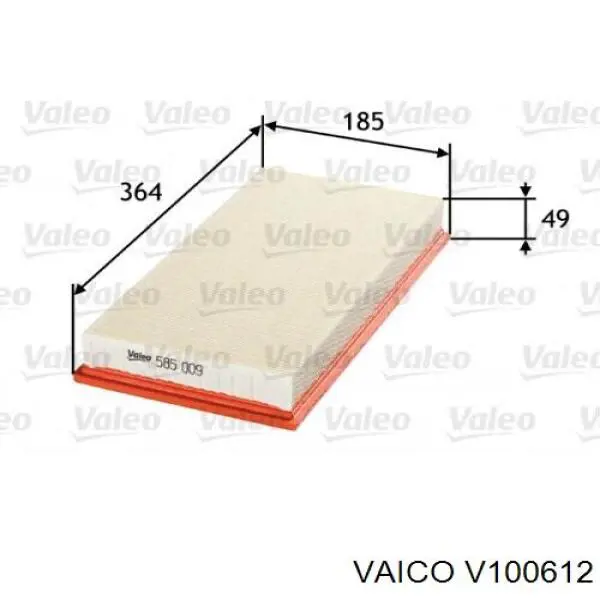 Filtro de aire Volkswagen Golf 4 1J1
