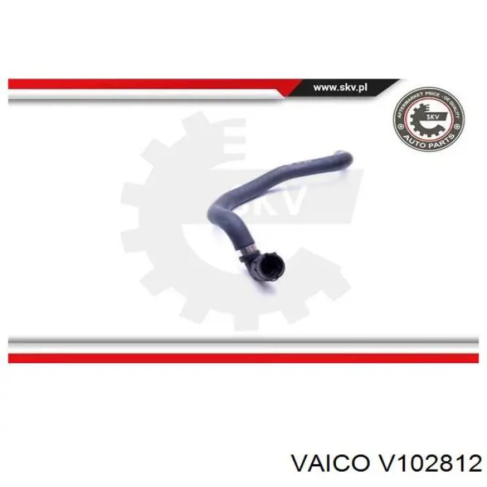 V102812 VEMO/Vaico tubería de radiador, retorno