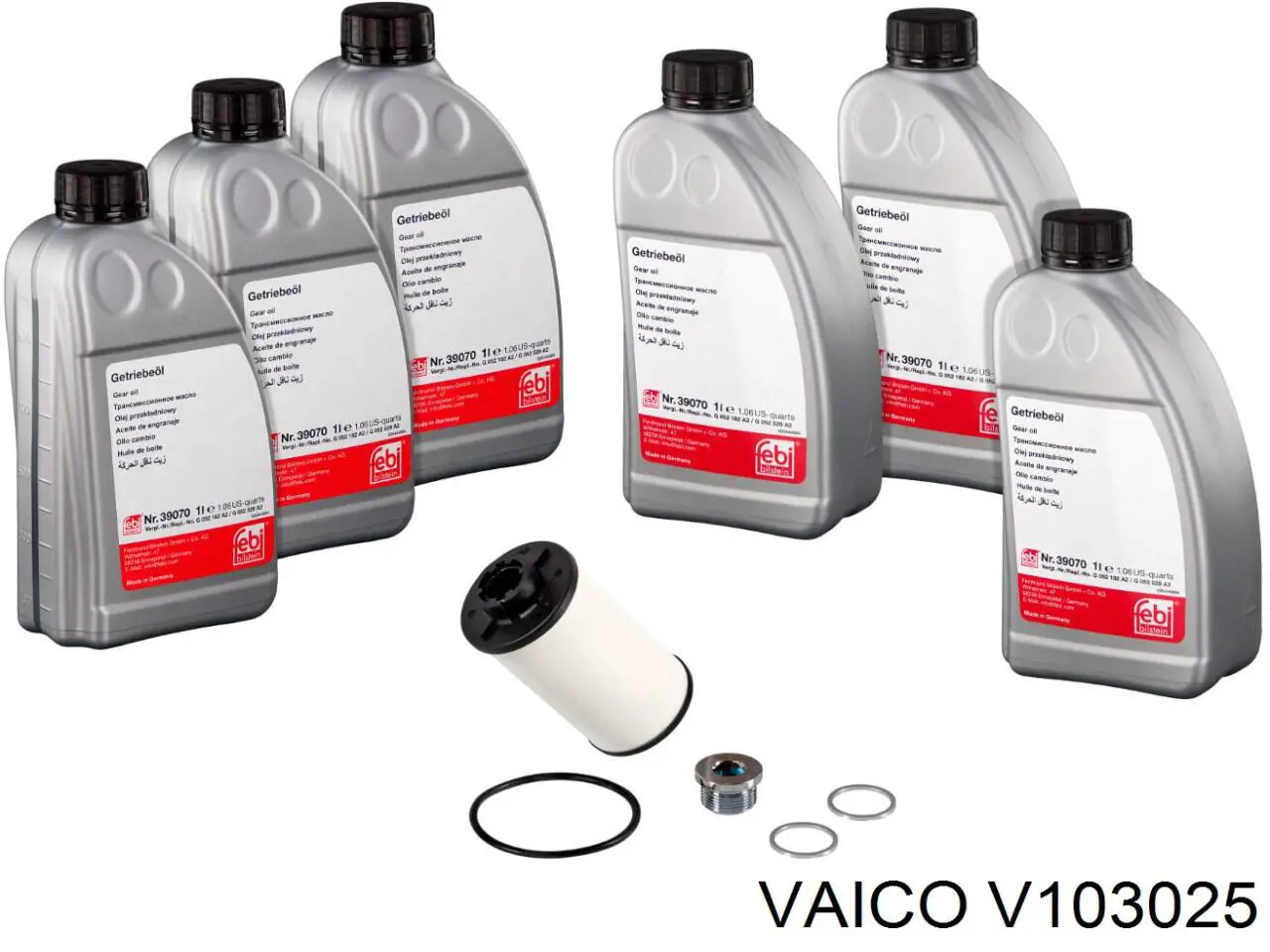 v10-3025 VEMO/Vaico kit para cambios de aceite caja automatica