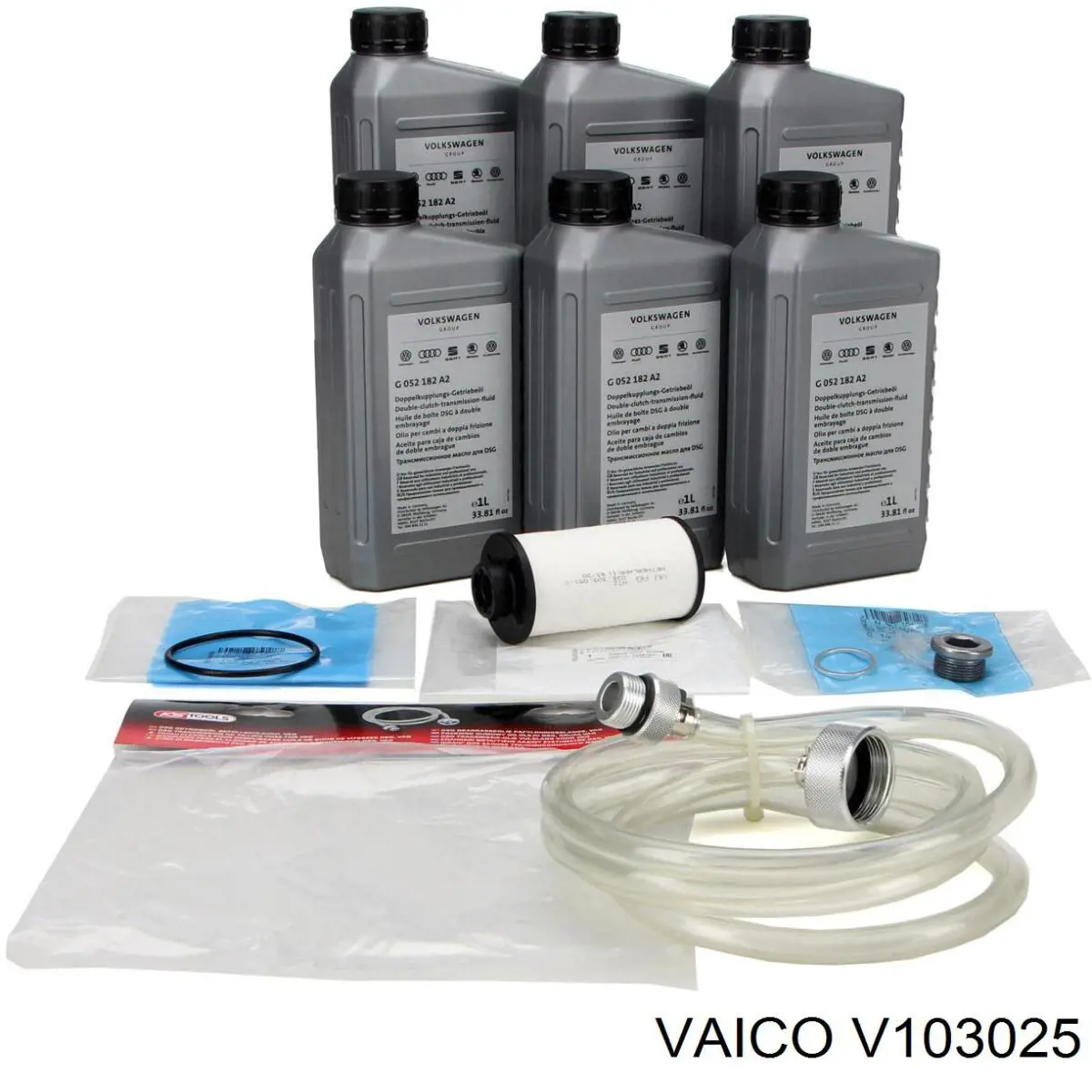 Kit de servicio para cambio de aceite de transmisión automática V103025 VEMO/Vaico