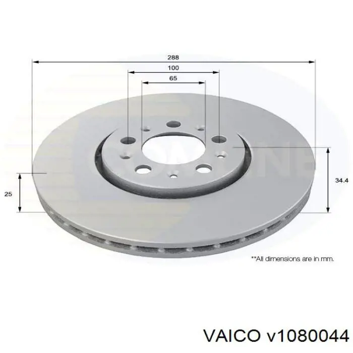 Freno de disco delantero Mercedes E C124