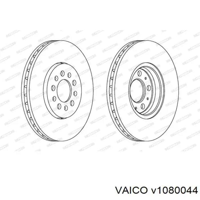 Freno de disco delantero Mercedes E C124